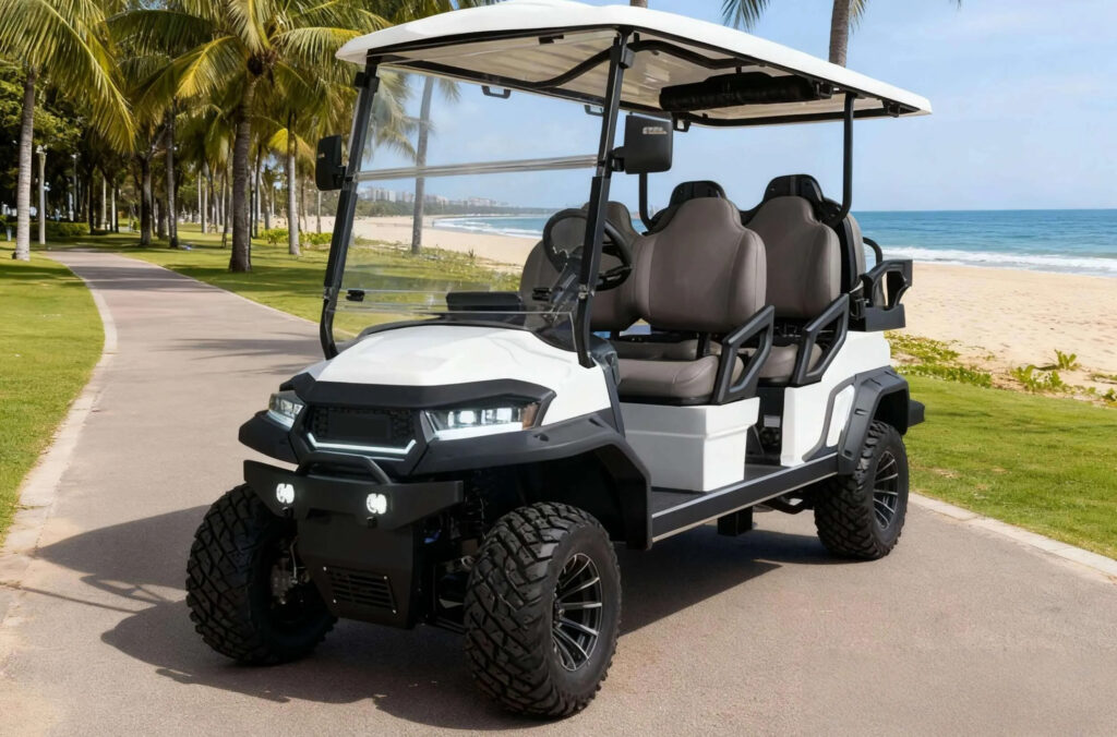 DGH-6 6-seater hi-rise electric golf cart 3