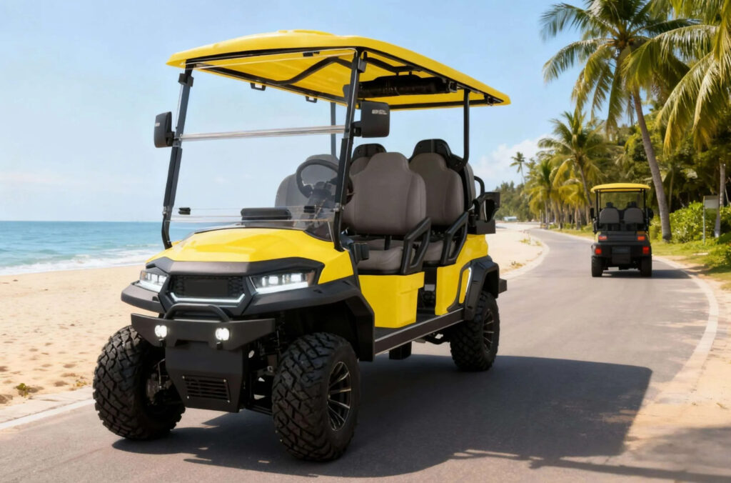 DGH-6 6-seater hi-rise electric golf cart 2